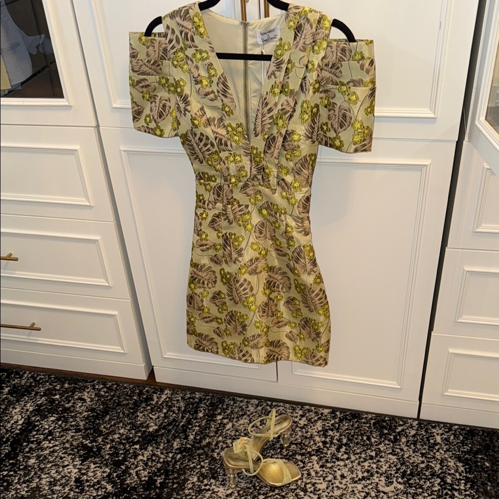 Floral Green Dress - RUN AWAY THE LABEL